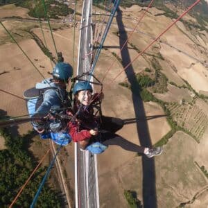 Baptême de parapente au-dessus du Viaduc de Millau